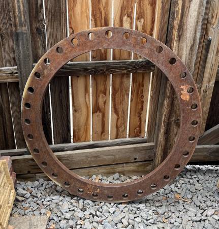 Metal Ring, Flange Base - Huge and Heavy 1