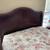Mahogany Queen Sleigh Bed with Mattress & Box Springs, Very Good Cond 3 thumbnail