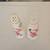 Vintage Porcelain Rose Pattern Design Salt & Pepper Set 6 thumbnail