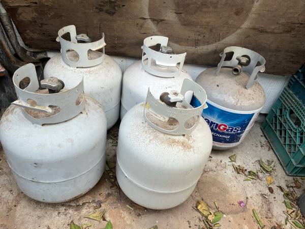 Five *Empty* Propane Tanks AmeriGas 1