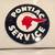 Pontiac “ porcelain” authorize service sign 1 thumbnail