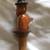 Vintage Wood Carved and Painted Bottle Cork Stopper Kissing Couple 4 thumbnail