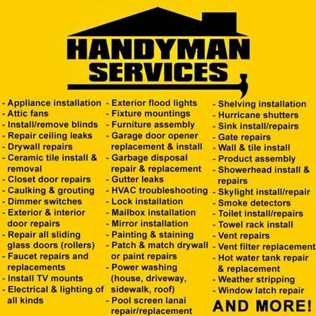 🔴🔴🔴 HANDYMAN SERVICES 🔴🔴🔴 1