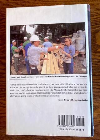 MEMOIR FIRMADO POR JIMMY Y ROSALYNN CARTER - $100 (WAUWATOSA)63471407144705122