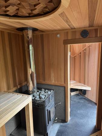 Professional Wood Fired Mobile Sauna - 18ft Trailer - $45,000 (Seattle)63471357072387122