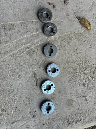 1967-1972 Chevy truck dash knob bezel ring chrome 1