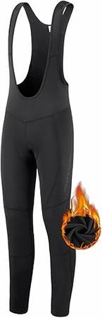 Przewalski Men's Cycling Bib Pants 4D Padded Bike Bib Tights-New 1