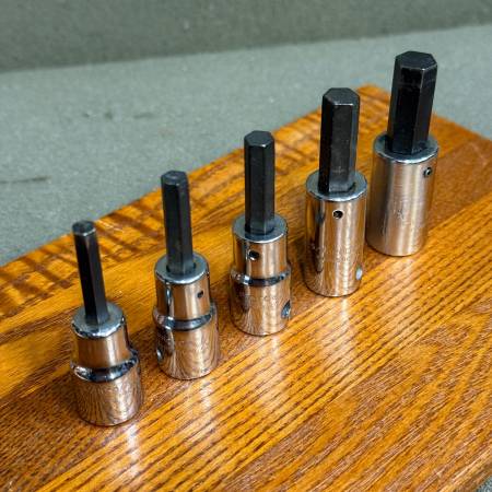 (5 piece set) PROTO HEX ALLEN SOCKETS 1
