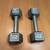 (2) Dumbbells 12 lbs each Hex Cast Iron Metal Hand Weights 24lbs Total 1 thumbnail