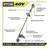 RYOBI 40V Brushless Battery Attachment Capable String Trimmer KIT 6 thumbnail