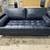Article Sven 72" Tufted Leather Loveseat - Oxford Blue 1 thumbnail