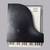 NWT RARE Vtg J.S.N.Y. Grand Piano Musical Stationery Memo Note Holder 2 thumbnail