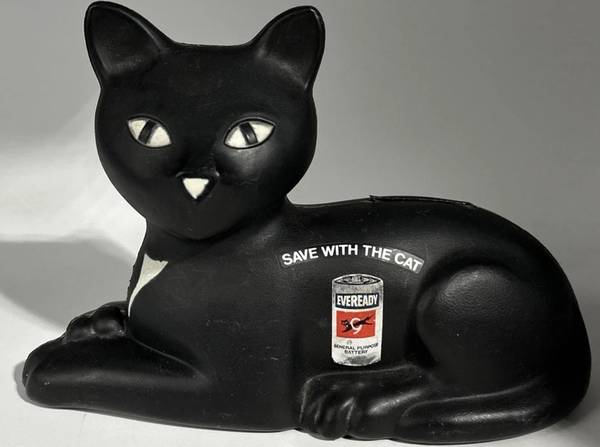 BLACK CATS U.S.A TOUR 1982ビンテージスカジャン肩パット VINTAGE 1981 UNION CARBIDE COIN BANK, 