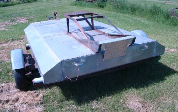 Air Boat Hull with trailer 1