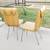 Mid-Century Modern  Retro 1950s Chairs and small Side  Table set 10 thumbnail