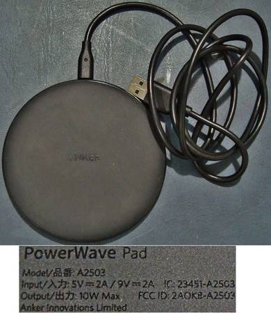 Anker 313 wireless cell phone charger 1