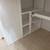Full size white loft bed with desk 2 thumbnail