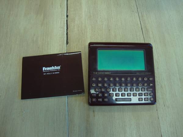 Electronic Bible - Franklin Electronic Bible 1