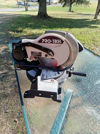 Pro tech compound miter saw 1