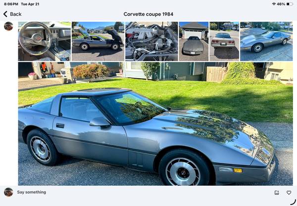 1984 corvette coup 1