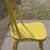 VINTAGE YELLOW WOOD CHAIR 5 thumbnail