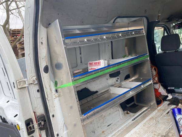 New aluminum mini van shelving 1