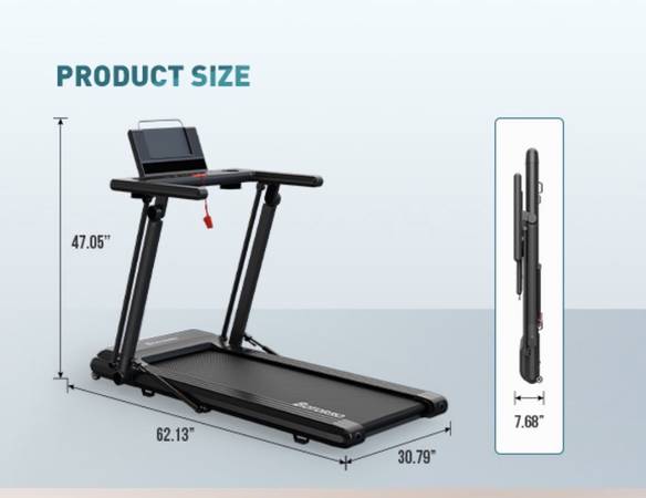 Folding Treadmill 1