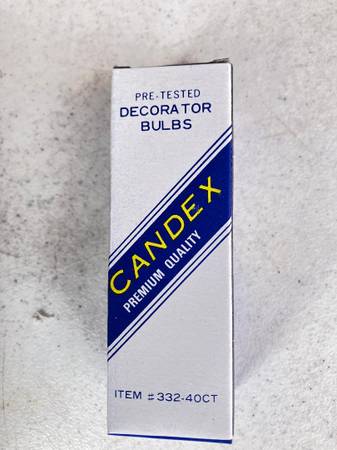 23 - Candex - Clear Incandescent Lamp Decorator Bulbs 1