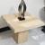 1970s Vintage Brutalist Italian Travertine Marble Side / Coffee Table 19 thumbnail