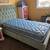 Kids pretty bed frame & headboard, mattress & boxspring 2 thumbnail