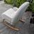 Like new High end handmade Monte Walnut & steel JACKSON ROCKER chair 4 thumbnail