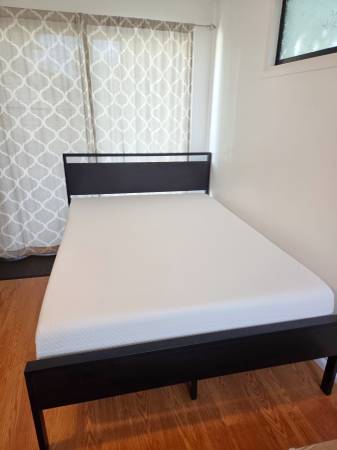 Full Size Memory Foam Bed & Frame 1