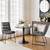 BLACK FRIDAY SALE! Homy Casa · Steffen Dining Chairs 2pcs, Grey 1 thumbnail