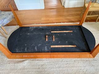 KARELIAN BIRCH DINING TABLE ATTRIBUTED TO DONGHIA 1