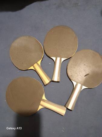 used STIGA Performance 4 Player Ping Pong Paddle Set of 4  Table Tenni 1