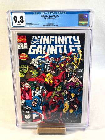 Marvel Comics Infinity Gauntlet #3 (1991) First Printing CGC 9.8 1