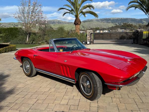 1965 Corvettes Stingray Convertible - $75,000 (morgan hill)63469883091073122
