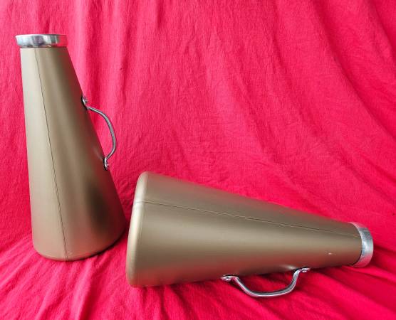 Gold Plastic Megaphone Super Bowl Party? 1