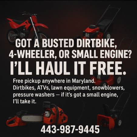 Unwanted Lawn equipment and small Engines 1