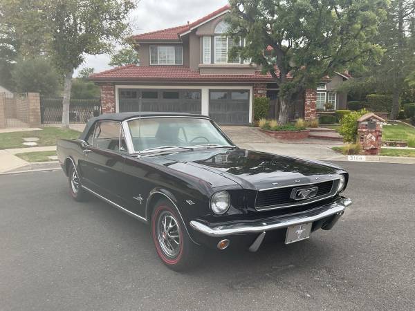66 mustang conv v8 auto = uni body- up restoration - $45,000 (Simi)63470047879811123