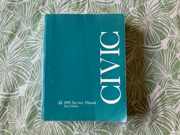 1995 Honda Civic Original Factory Service Manual 1
