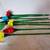 6 20" hand blown art glass flowers & 2 24" leaves 17 thumbnail