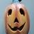 GLITTER INFUSED CERAMIC JACK-O'-LANTERN +HALLMARK PUMPKIN CANDLE +FLAG 1 thumbnail