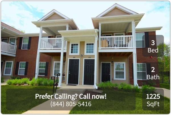 $1,382 / 3 habitaciones - 1225 pies² - ¡Te encantará vivir en nuestra hermosa y asequible comunidad! (Michigan City)63665894783747121