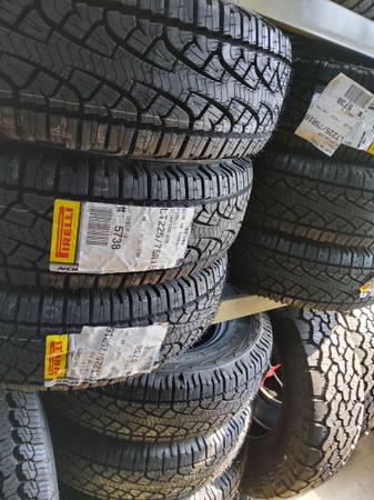 4 LT 225 75 16 new pirelli tires 1