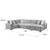 New sectional with storage and built in sleeper - 2 color options 8 thumbnail
