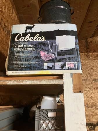 Cabelas meat mixer 1
