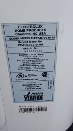 Frigidaire Dehumidifier 1