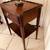 Table Accent Bedside Table End Table w/ Drawer Mahogany Federal Style 6 thumbnail