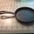 Cute Cast Iron Miniature Skillet / Candle Holder 8 7/8" 2 thumbnail